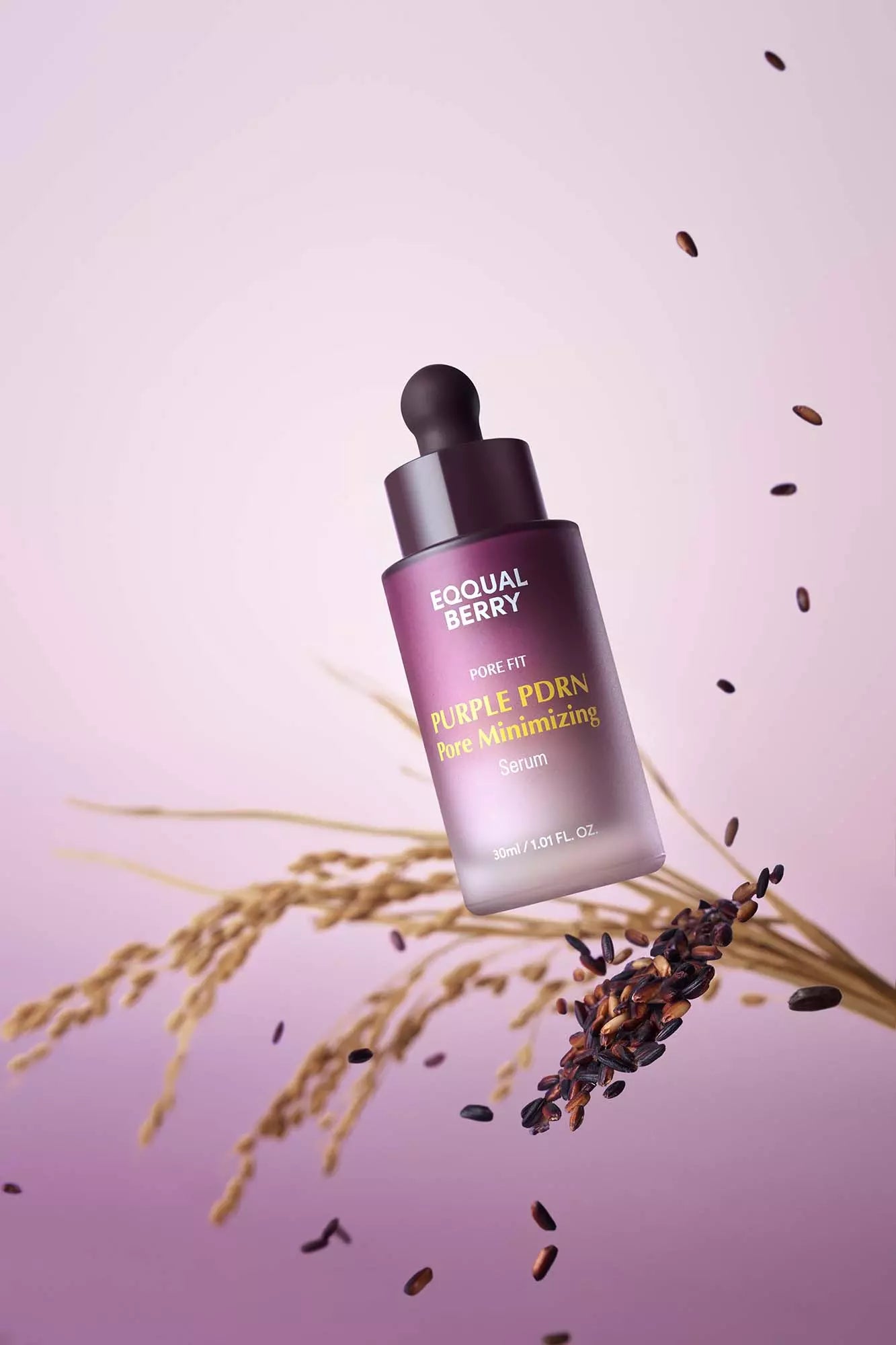 Eqqualberry Purple PDRN Pore Minimizing Serum with Vegan Collagen & Peptides 30ml