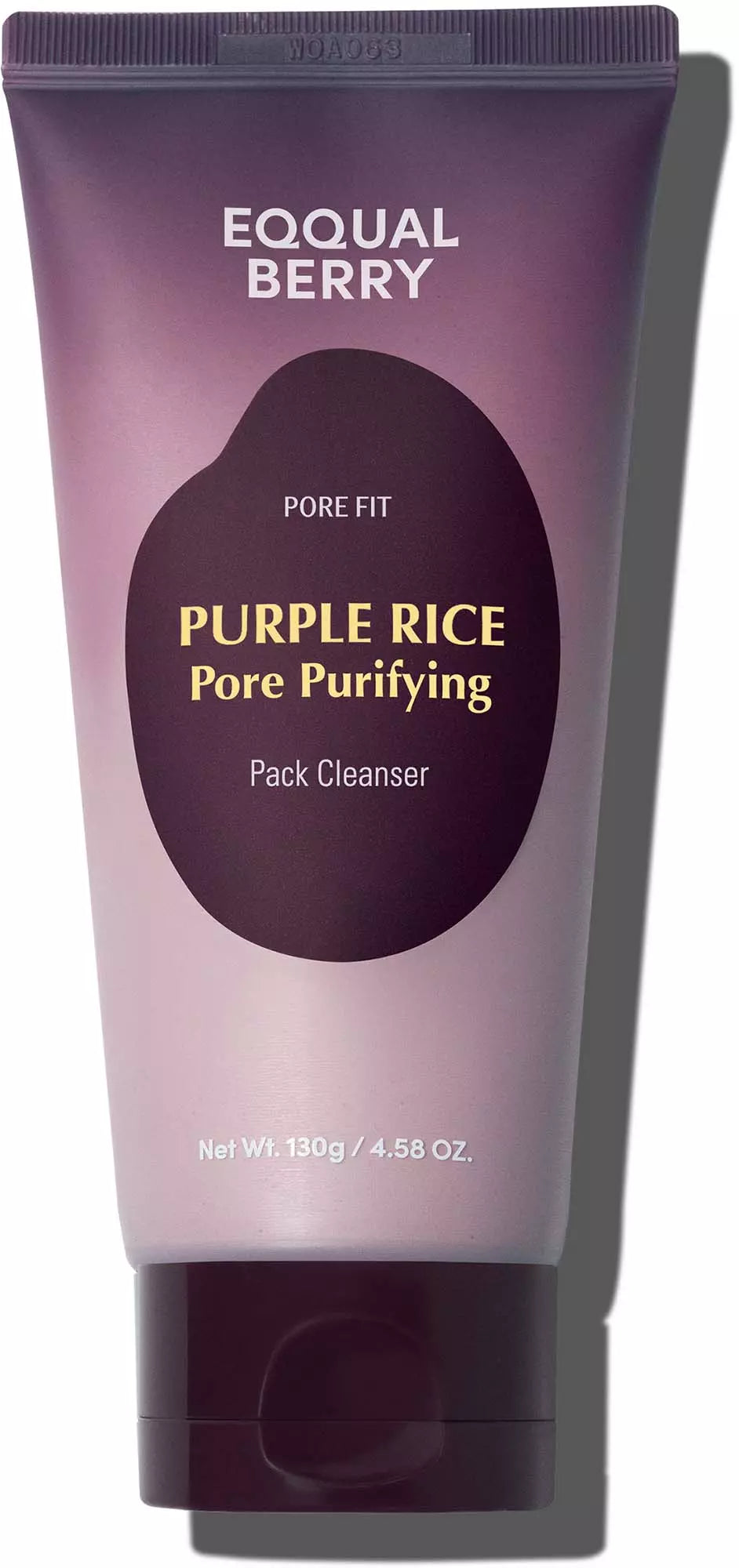 Eqqualberry Purifying Mask for Pores with Rice Purple Clay and Foam cleaning 130g