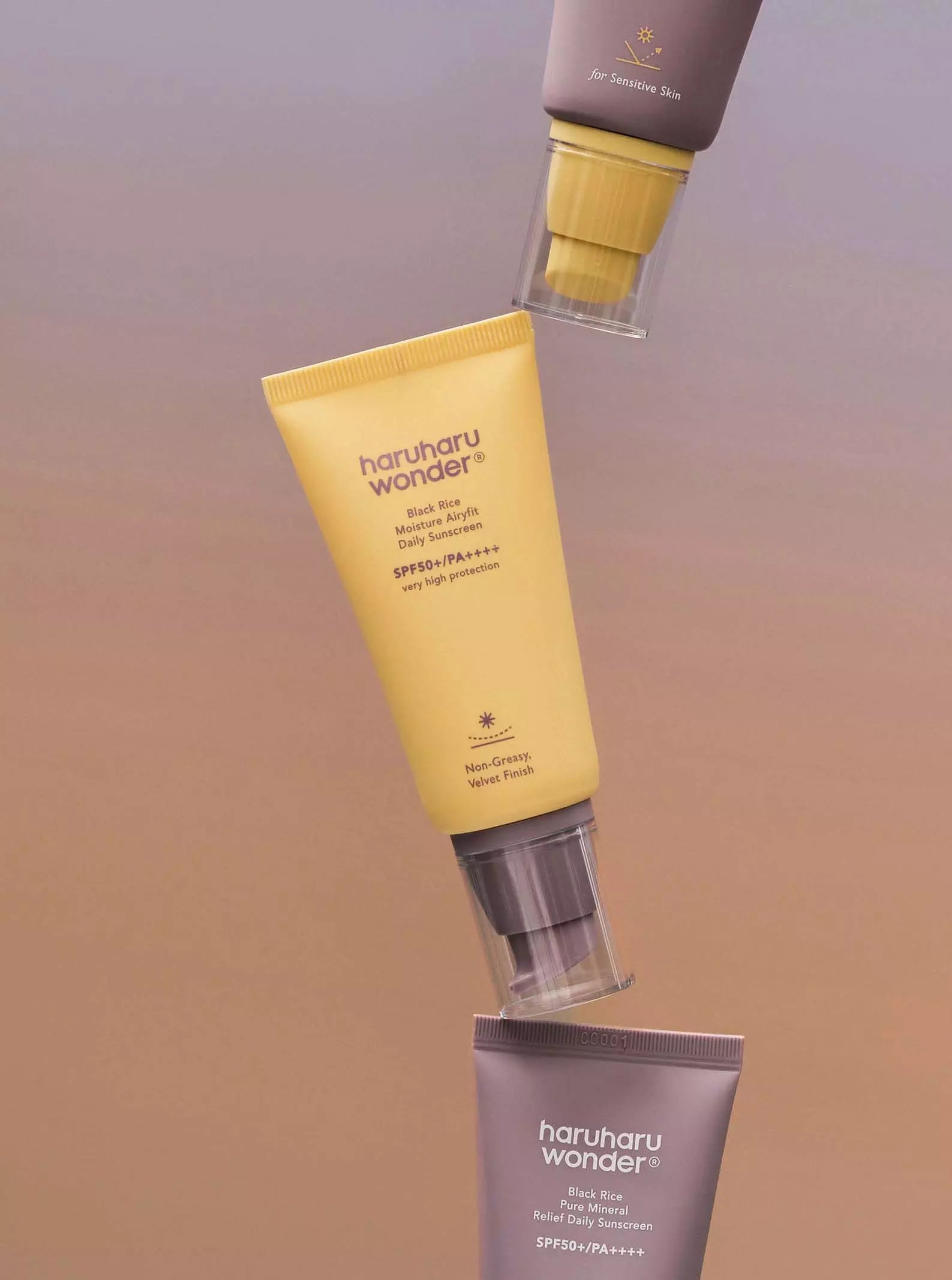 Haruharu Wonder Black Rice Moisture Airyfit Daily Sunscreen Spf50 - 50ml